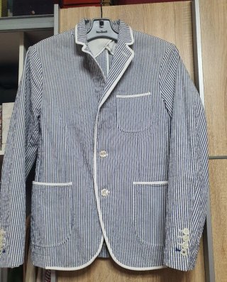 Americana rayas slim fit Zara