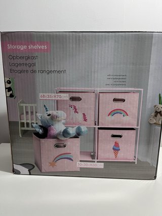 Organizador Infantil con 4 Cajas