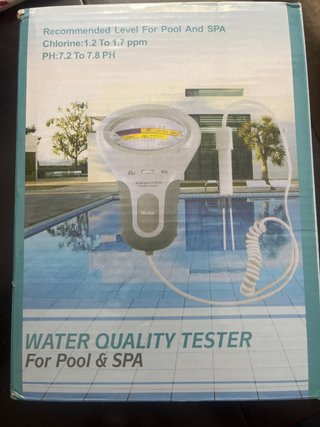 Medidor de pH y cloro para piscina y spa