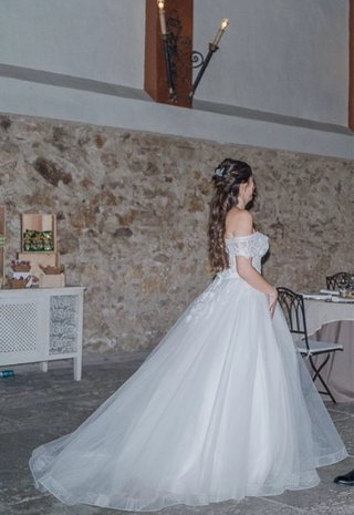 Vestido de novia princesa