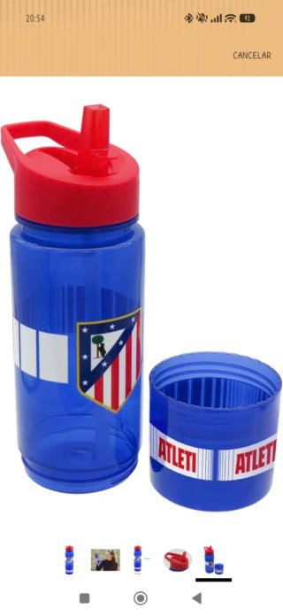Botella de Agua Atlético de Madrid
