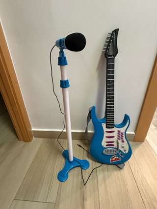 Guitarra eléctrica de Juguete con Micrófono