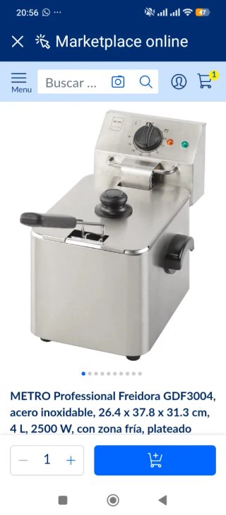 Freidora Profesional METRO GDF3004 4L