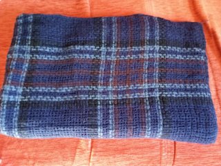 Pashmina de Cuadros en Tonos Azules