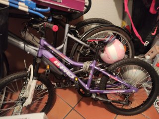 Bicicleta Infantil B-PRO Morada