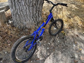 Bicicleta de Trial Monty Azul