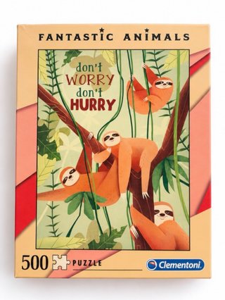 Puzzle Clementoni Fantastic Animals 500 piezas
