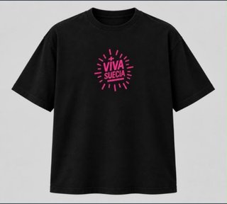 Camiseta Viva Suecia Negra