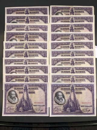 Billete de 100 Pesetas (1928)