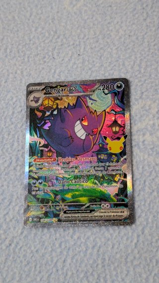 Carta Pokémon Gengar ex 30 Aniversario