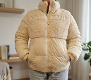 Chaqueta Acolchada Karl Kani Beige
