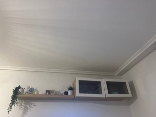 Mueble de Salón con Estante y Vitrinas