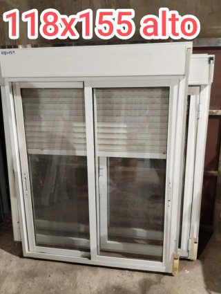 Ventana de Aluminio Blanca 118x155 cm