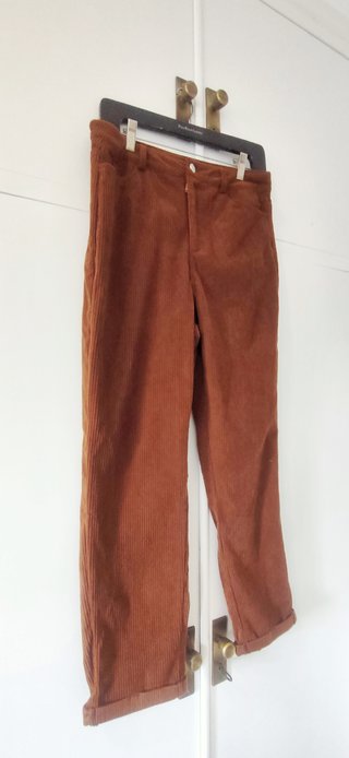 Pantalones de pana marrones Shein