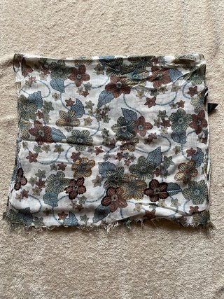 Pañuelo Estampado Flores 50x170cm