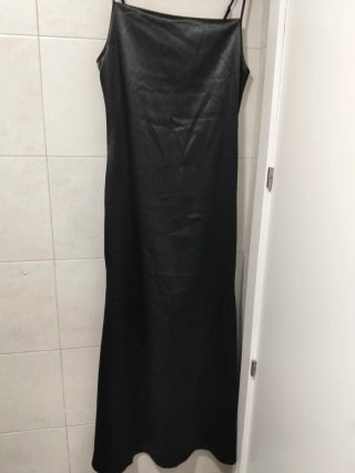 Vestido de fiesta largo negro