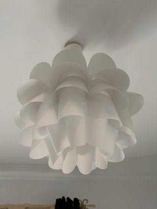 Lámpara de techo blanca