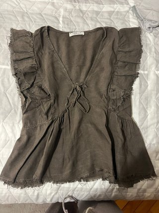 Blusa Marrón Brilla