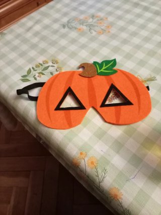 Careta de Calabaza para Disfraz