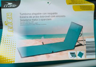 Tumbona Plegable con Respaldo Crane