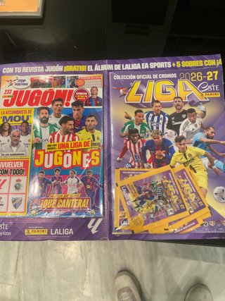 Álbum Panini LaLiga 26/27 y Revista Jugón