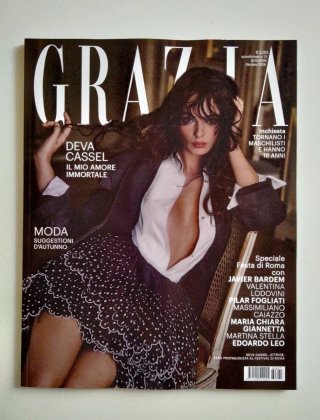 Rivista moda Grazia ottobre 2026 Deva Cassel