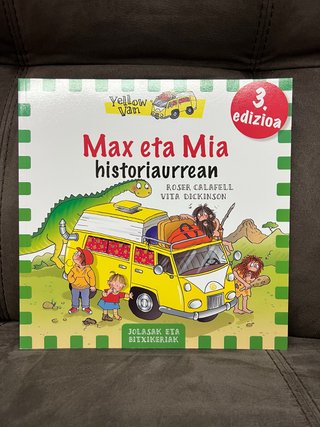 Libro, Max eta Mia historiaurrean. Liburua euskera