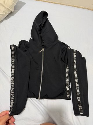 Chaqueta Negra Crop