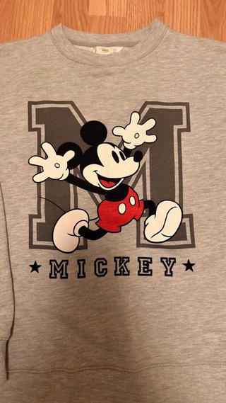 Sudadera Mickey Mouse Gris