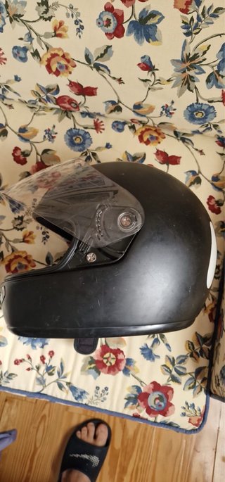 Casco de Moto Integral Negro