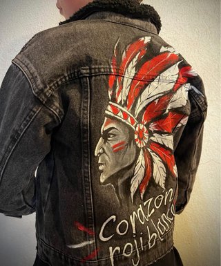 Chaqueta Vaquera Personalizada Atleti