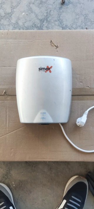 Secador de Manos automático Simex Plateado