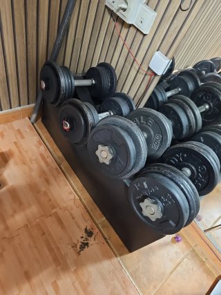 Set de Pesas y Barras 90kg