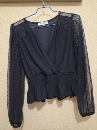 Blusa Morgan Negra Talla S