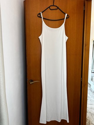 Vestido Largo Blanco de Tirantes