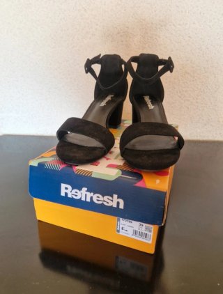 Sandalias Refresh Negras Talla 39