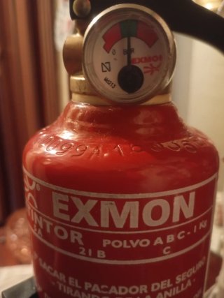 Extintor Exmon 1kg Polvo ABC