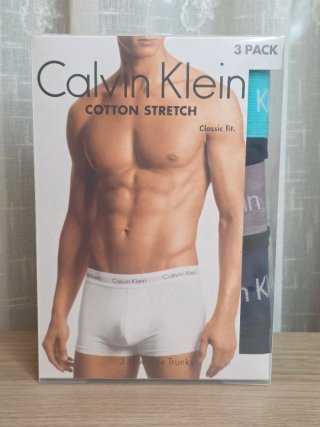 Calvin Klein 3 low rise trunks algodón talla M
