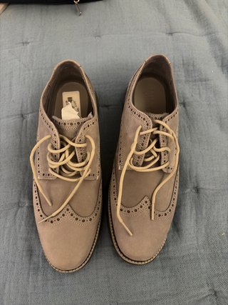 Zapatos Estilo Oxford Grises