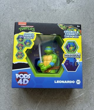 WOW! PODS 4D Tortugas Ninja Figura Leonardo