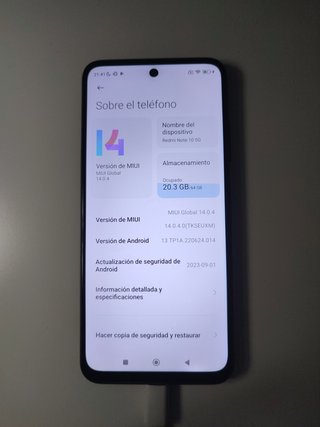 Xiaomi Redmi Note 10 5G 64GB Negro
