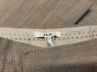 Pantalón Mujer Mango Beige Talla M