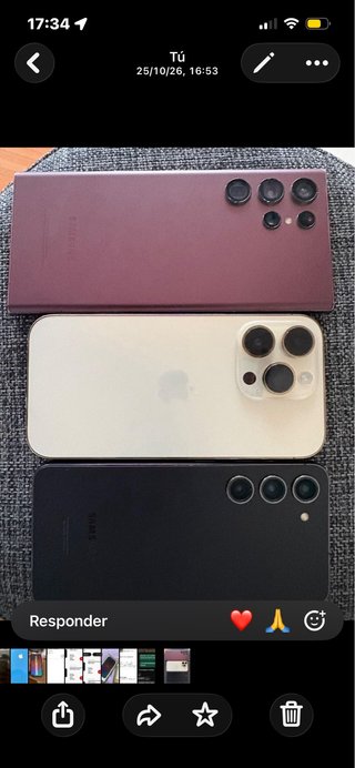 Lote 3 móviles: iPhone 14 Pro, S23 Ultra y S22