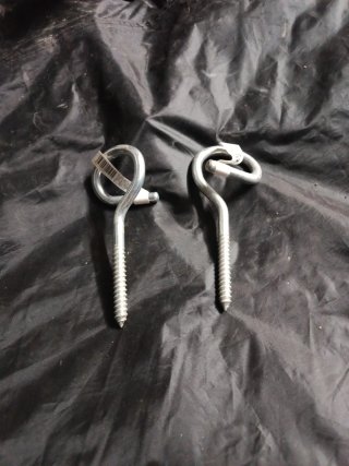 2 Tornillos de Soporte para Hamaca