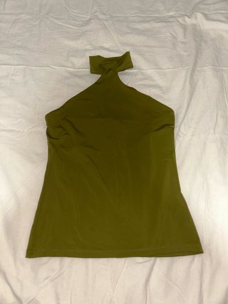 Top verde Zara