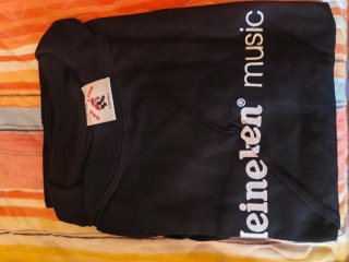 Camiseta Negra Heineken Music