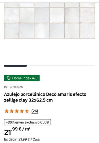 Azulejo Porcelánico Deco Amaris 32x62.5 cm