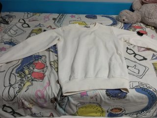 Sudadera Blanca Talla S