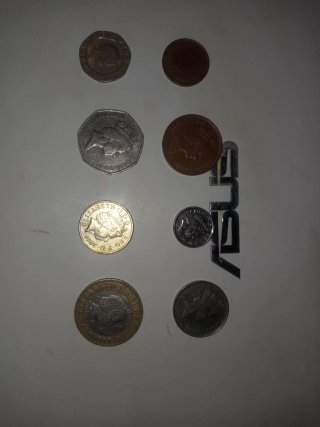 Colección de 8 Monedas de Reino Unido
