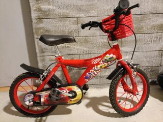 Bicicleta Infantil Cars Rayo McQueen 14"